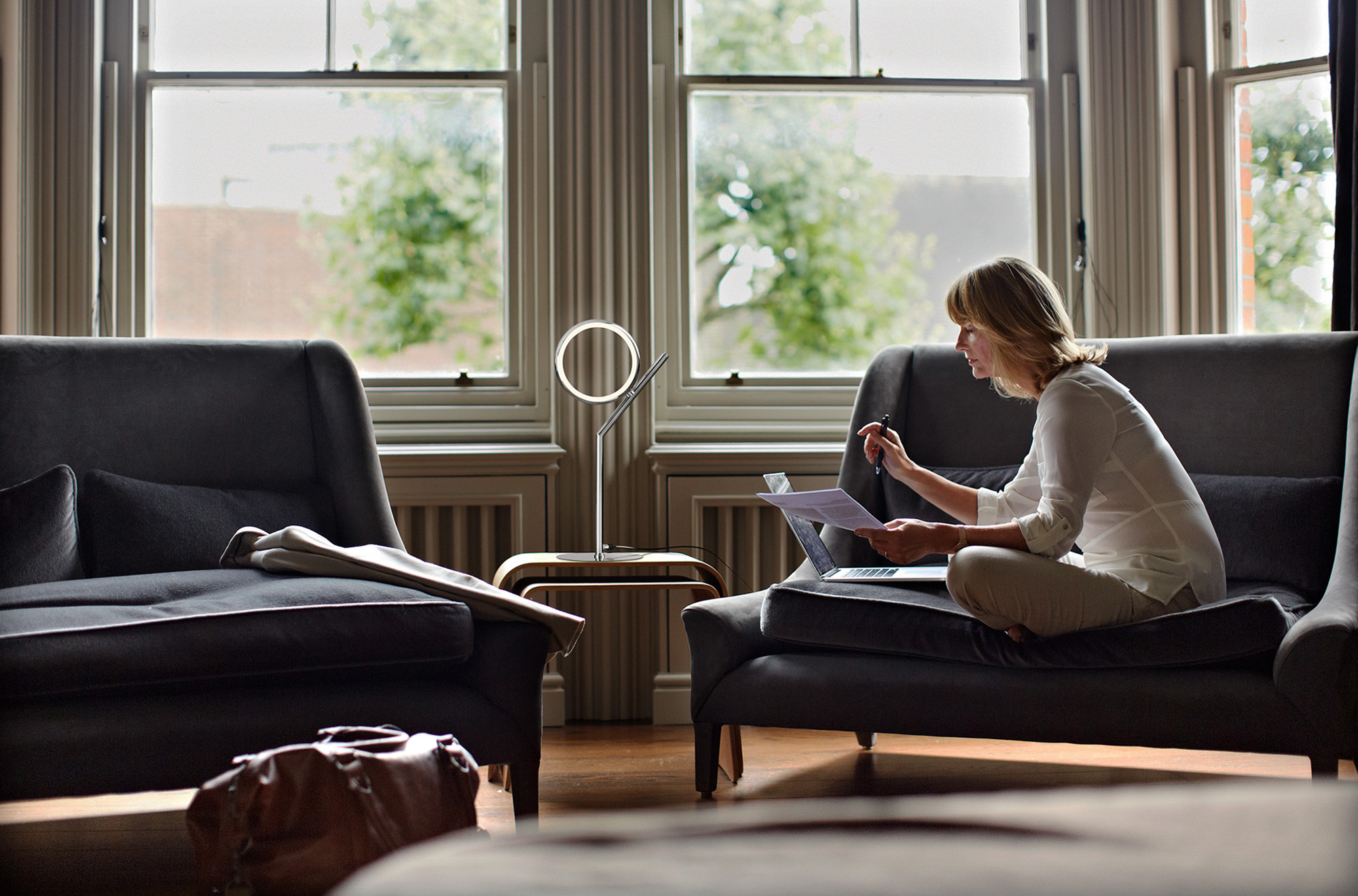 Olimpia Polished Chrome Table Lamps Mantra Designer Table Lamps